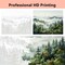 Paint by Numbers for Adults – Foggy Mountain Landscape with Pine Trees & Birds, Adult Paint by Number Kit, Unique Gift (16 x 20 Inch, Frameless)